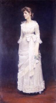 William Merritt Chase : The White Rose aka Miss Jessup